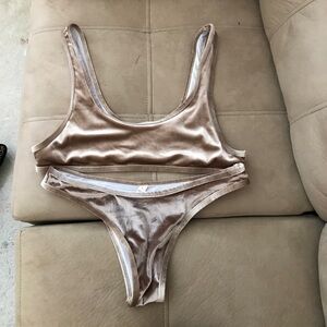Brand new velvet tank bikini